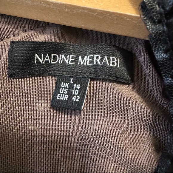 Nadine Merabi Lace Sequin Jumpsuit Large - Picture 7 of 16